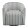 Alexa Barrel Swivel Chair - Grey - Image 4