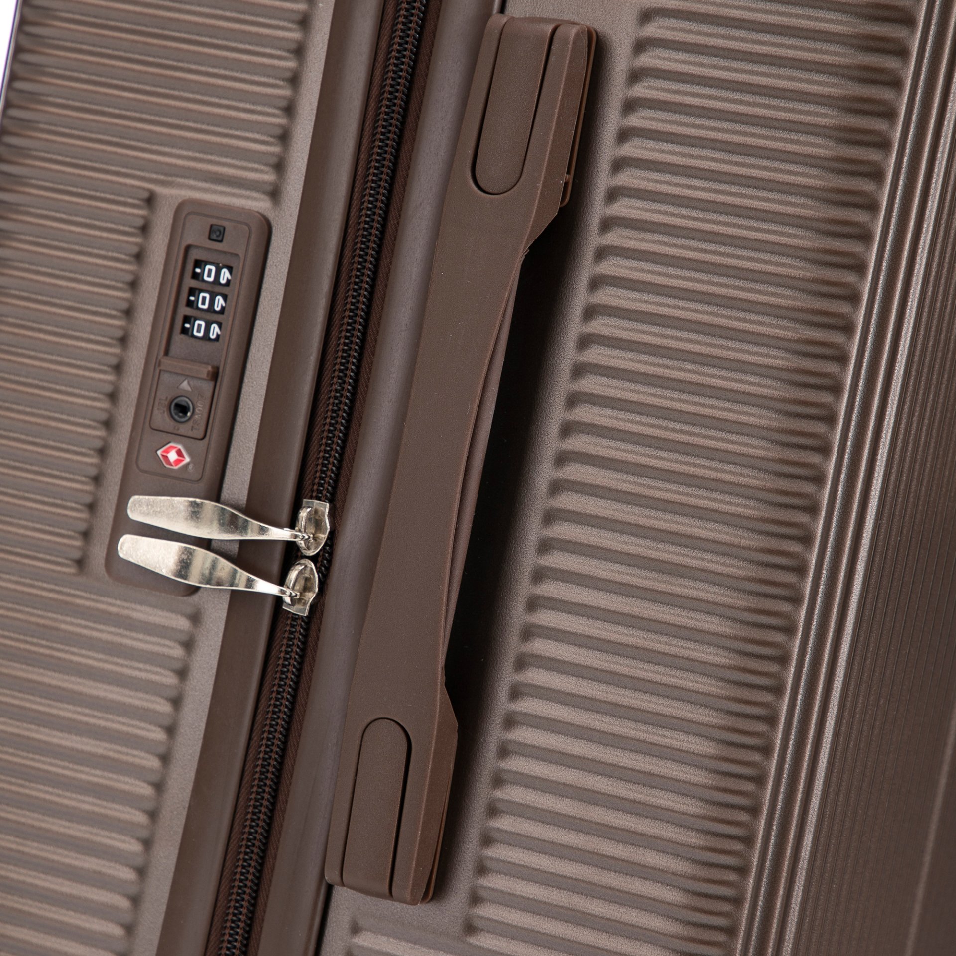 20" / 24" / 28" 3 Pieces / Set Spinner Wheel Luggage, Carry On Suitcase, Matching Color, TSA Combination Lock - Brown - Image 16