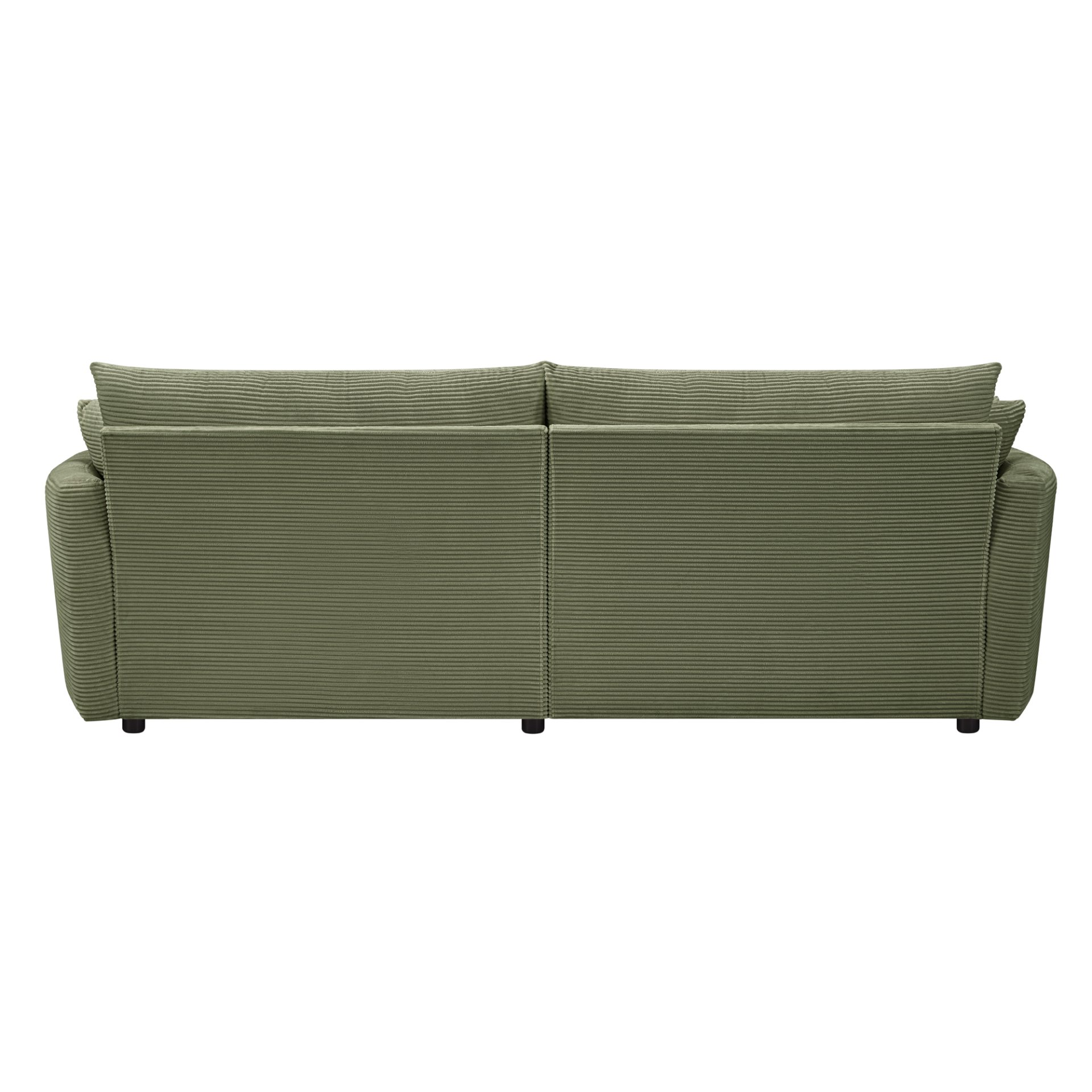 Oversized Double Chaise Lounge Sofa - Green - Image 9
