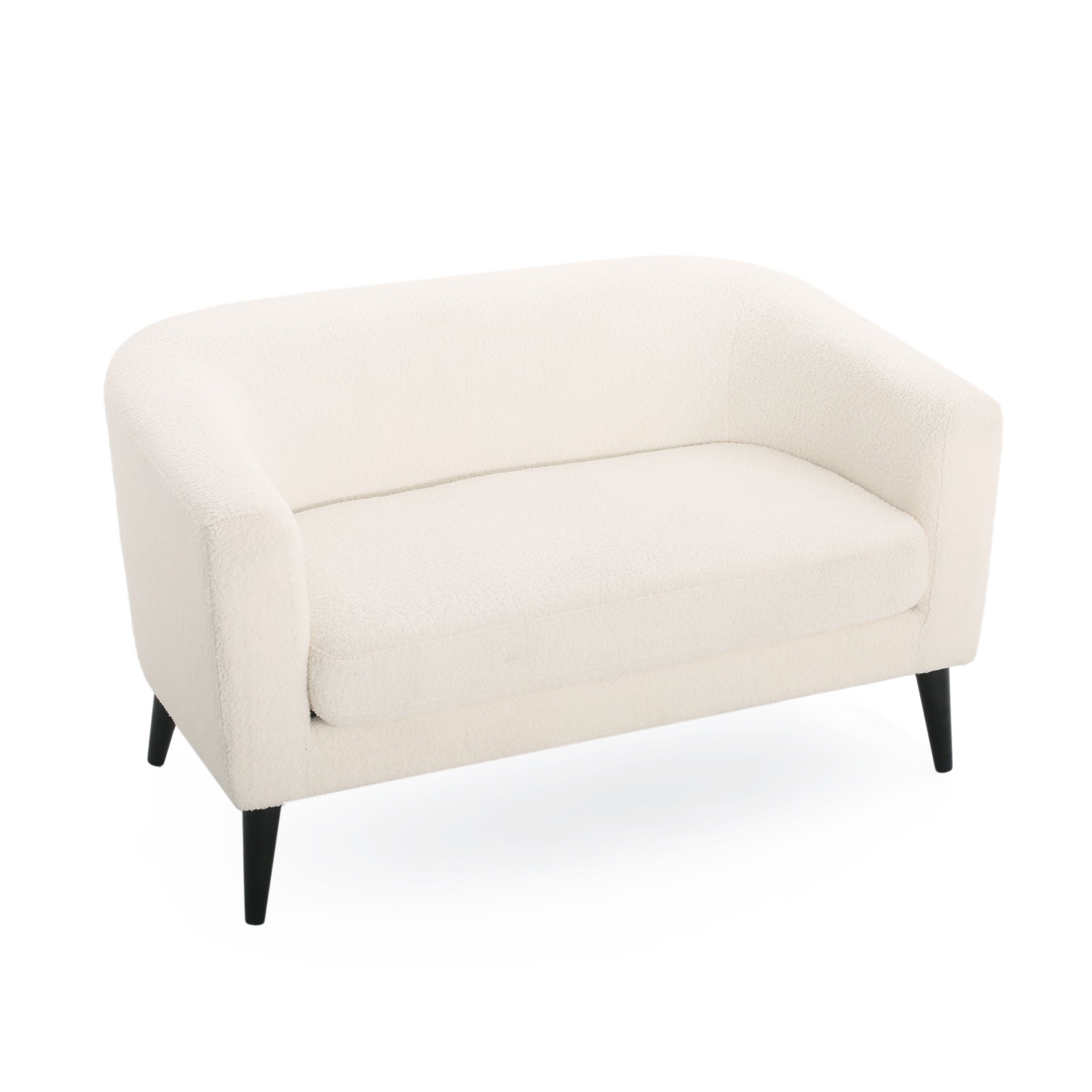 Modern Design Style Loveseat - White - Image 6