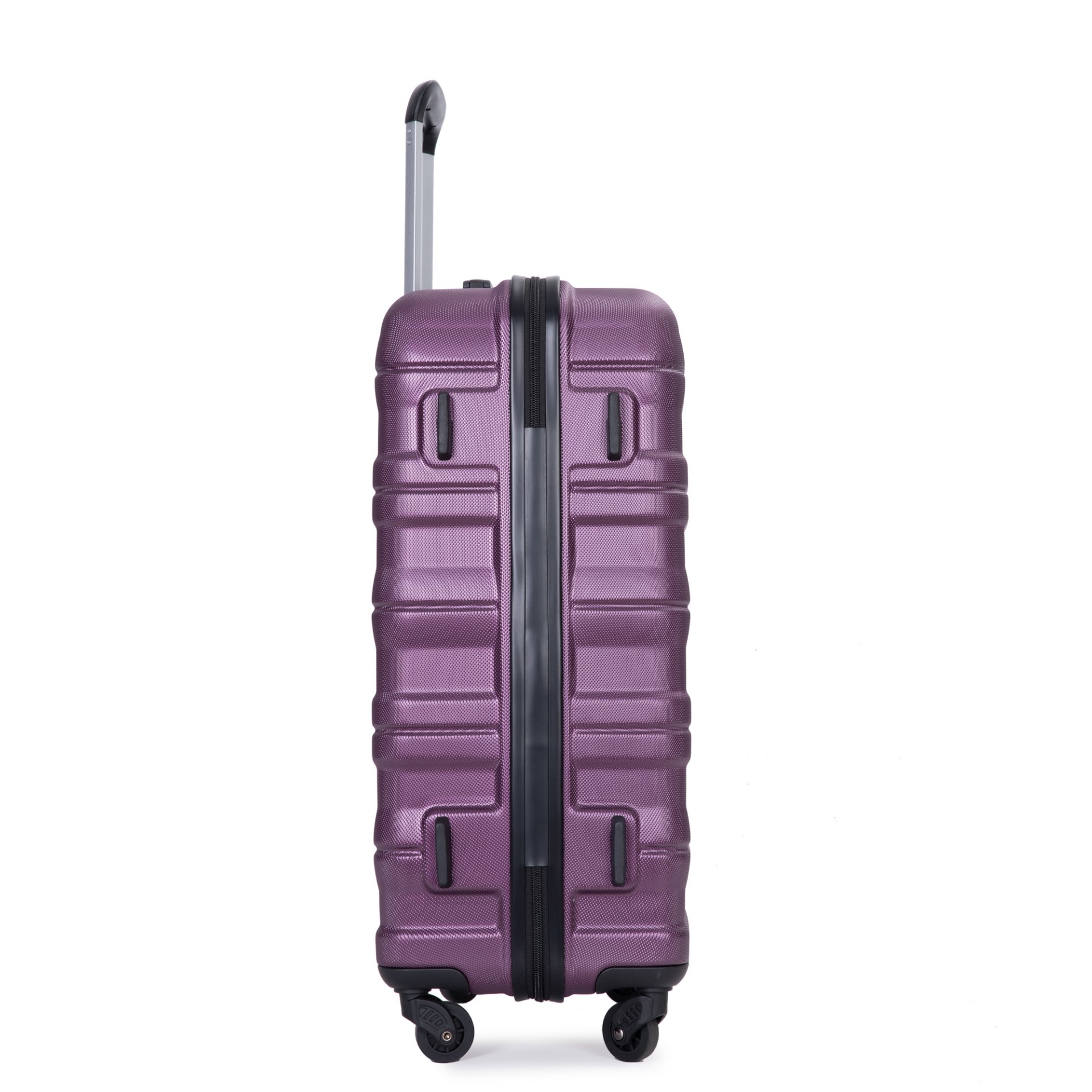 Expandable 3 Piece Luggage Sets Pc Lightweight & Durable Suitcase With Two Hooks, Spinner Wheels, Tsa Lock, (21/25/29) - Dark Purple - Image 14
