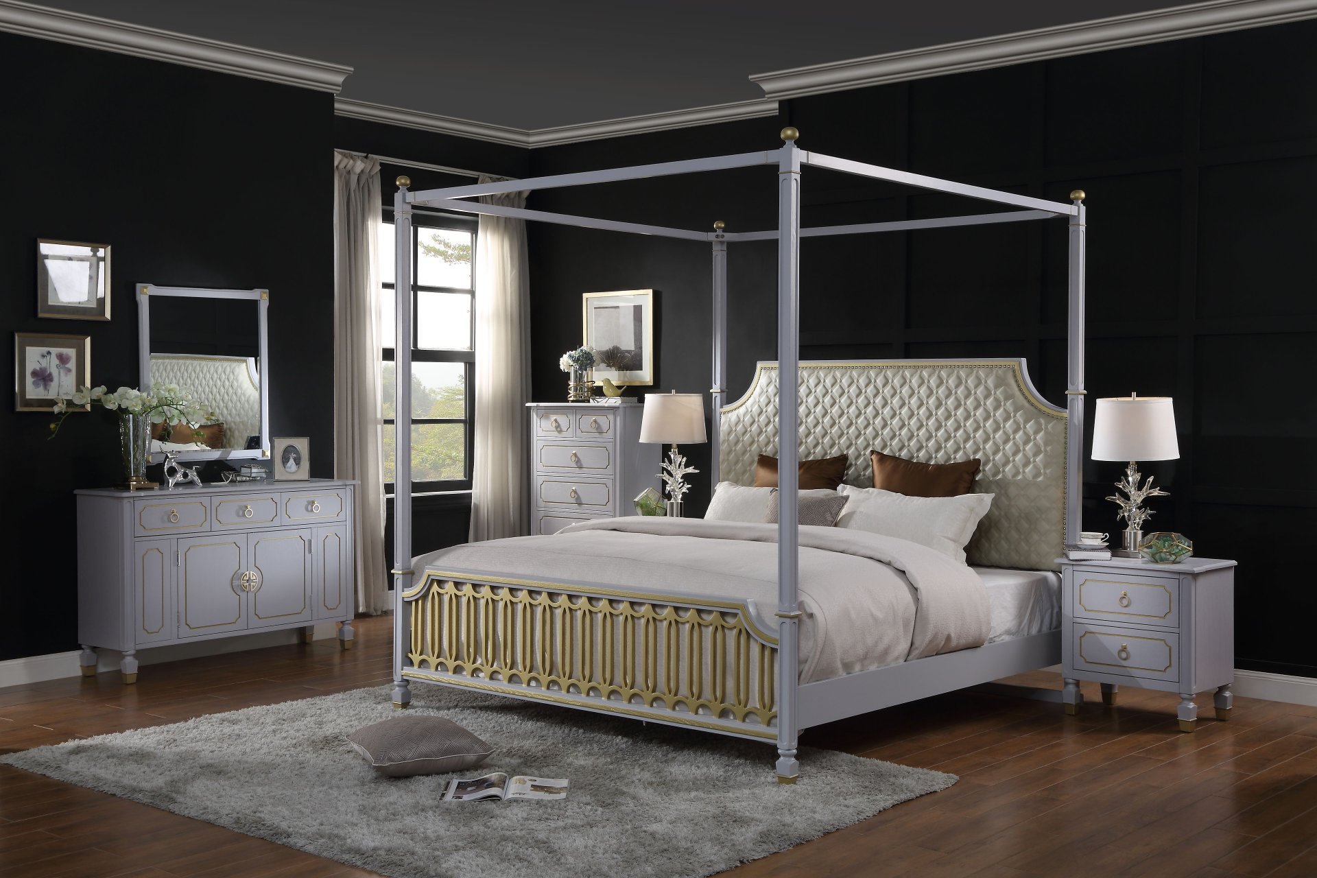 House Beatrice - Mirror - Pearl Gray - Image 5
