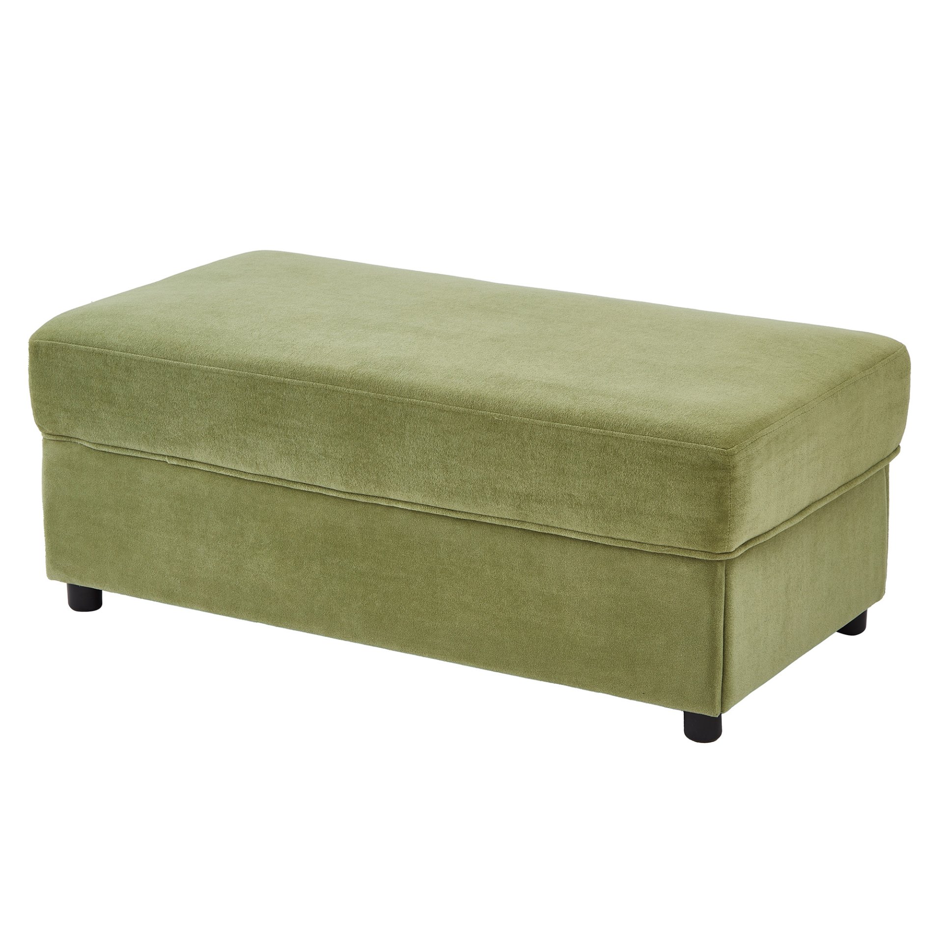 Modern Style Armchair Chaise Lounge Sofa Couch With Movable Storage Ottoman, USB Ports, Cup Holders, Phone Holder, Side Pockets - Green - Image 20