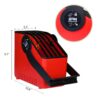 32 Bit Device Charging Trolley For Tablets And Laptops With Cable Management, Removable Doors - Matte Black - Image 12