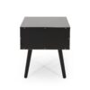 2 Toned Particle Board End Table - Black White - Image 10