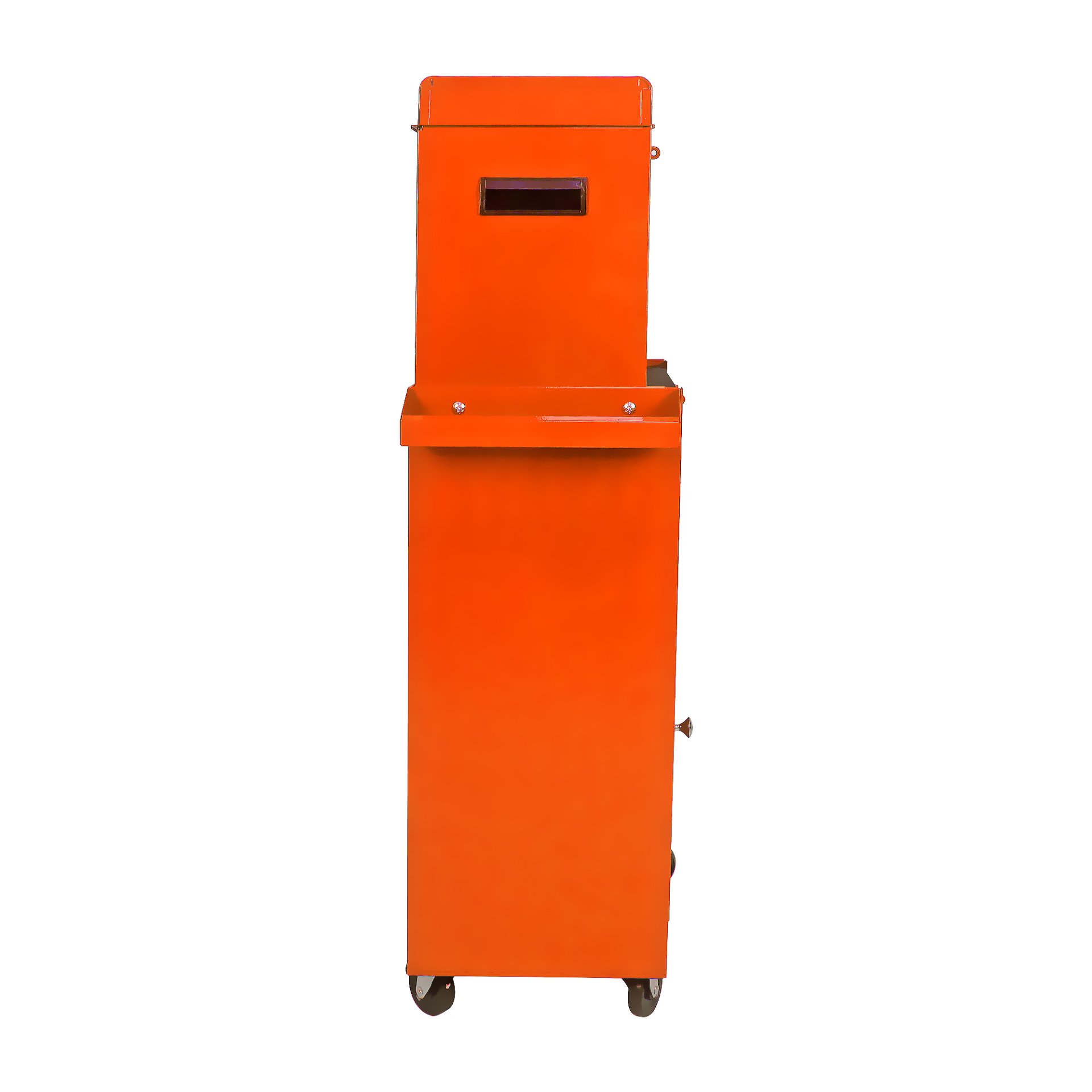 Rolling Tool Chest, 5 Drawer Tool Box Organizer With Lockable Wheels & Sliding Drawers & Detachable Top & Adjustable Shelf, Tool Storage Cabinet For Garage Workshop - Orange - Image 6