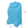 Ergonomic Spinal Posture Support Bed Pillow - Blue - Image 3