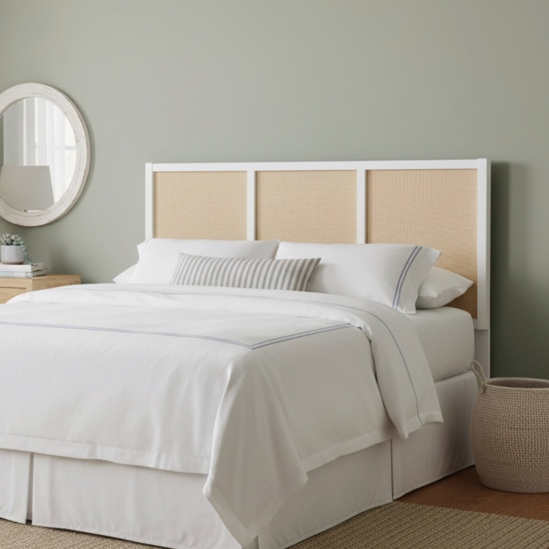Barkley - King Headboard With Adjustable Height - White - Image 2