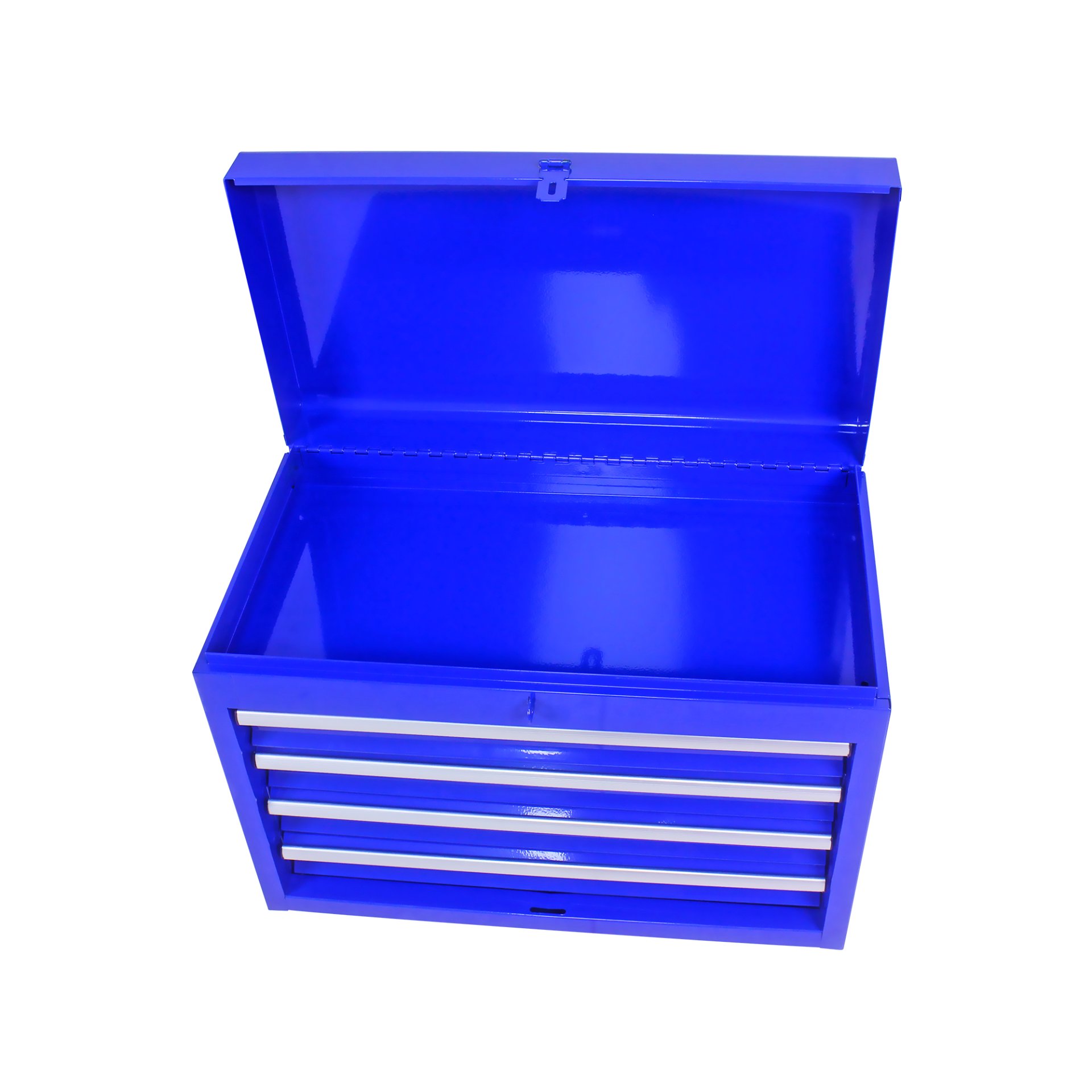 Rolling Tool Chest, 5 Drawer Tool Box Organizer With Lockable Wheels & Sliding Drawers & Detachable Top & Adjustable Shelf, Tool Storage Cabinet For Garage Workshop - Blue - Image 9