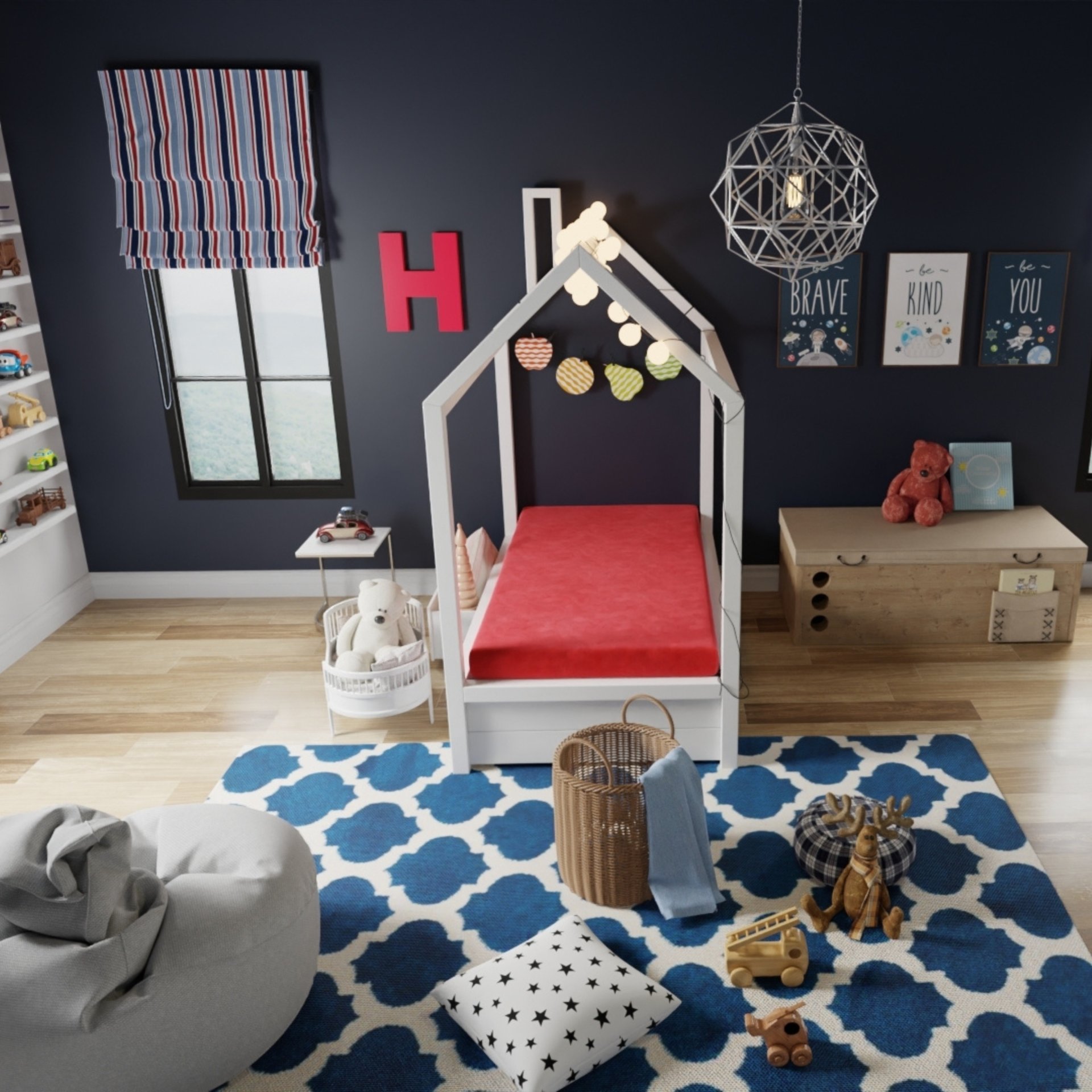 Kids Pedic - 5" Full Classic Comfort Mattress - Red - Image 9