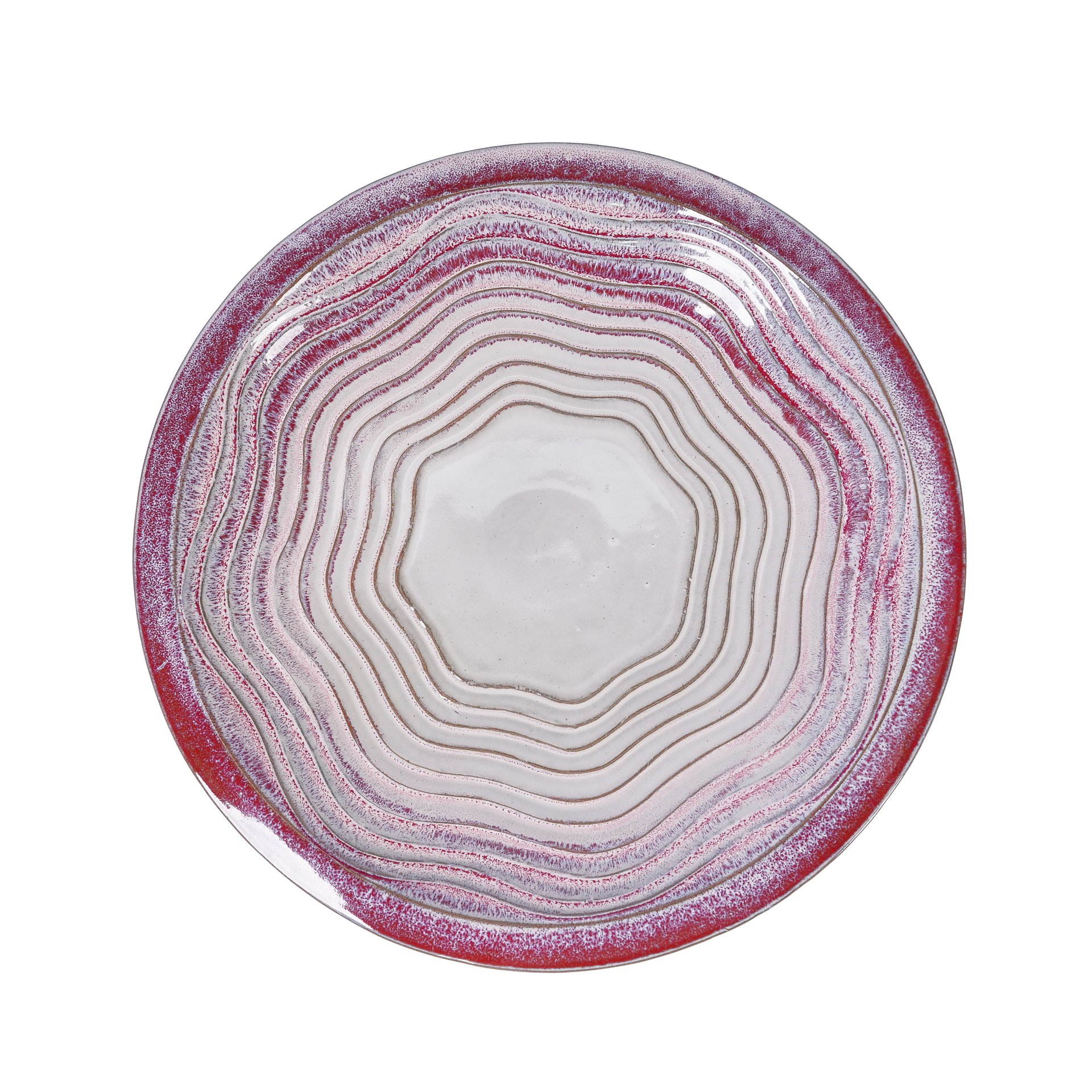 Birdbath For Patio, Garden - White / Pink - Image 12