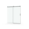 Frameless Soft Closing Shower Door, 1 / 4" (6Mm) Tempered Glass Single Sliding With Explosion Proof Coating - Chrome - Image 10