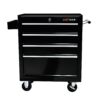 Rolling Tool Chest, 4 Drawer Tool Box With Wheels, Heavy Duty Industrial Service Cart Storage Organizer With Locking System, Rolling Tool Box Organizer Tool Case For Garage, Repair Shop - Black - Image 8