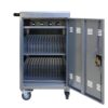 30 And 2 Bay Mobile School Charging Cart Station For Chromebook, Tablet And Laptop Computer With Power Strip Included - Silver - Image 9