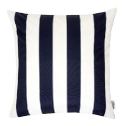 Horizon Stripe Pillow Indoor Outdoor Use - Navy