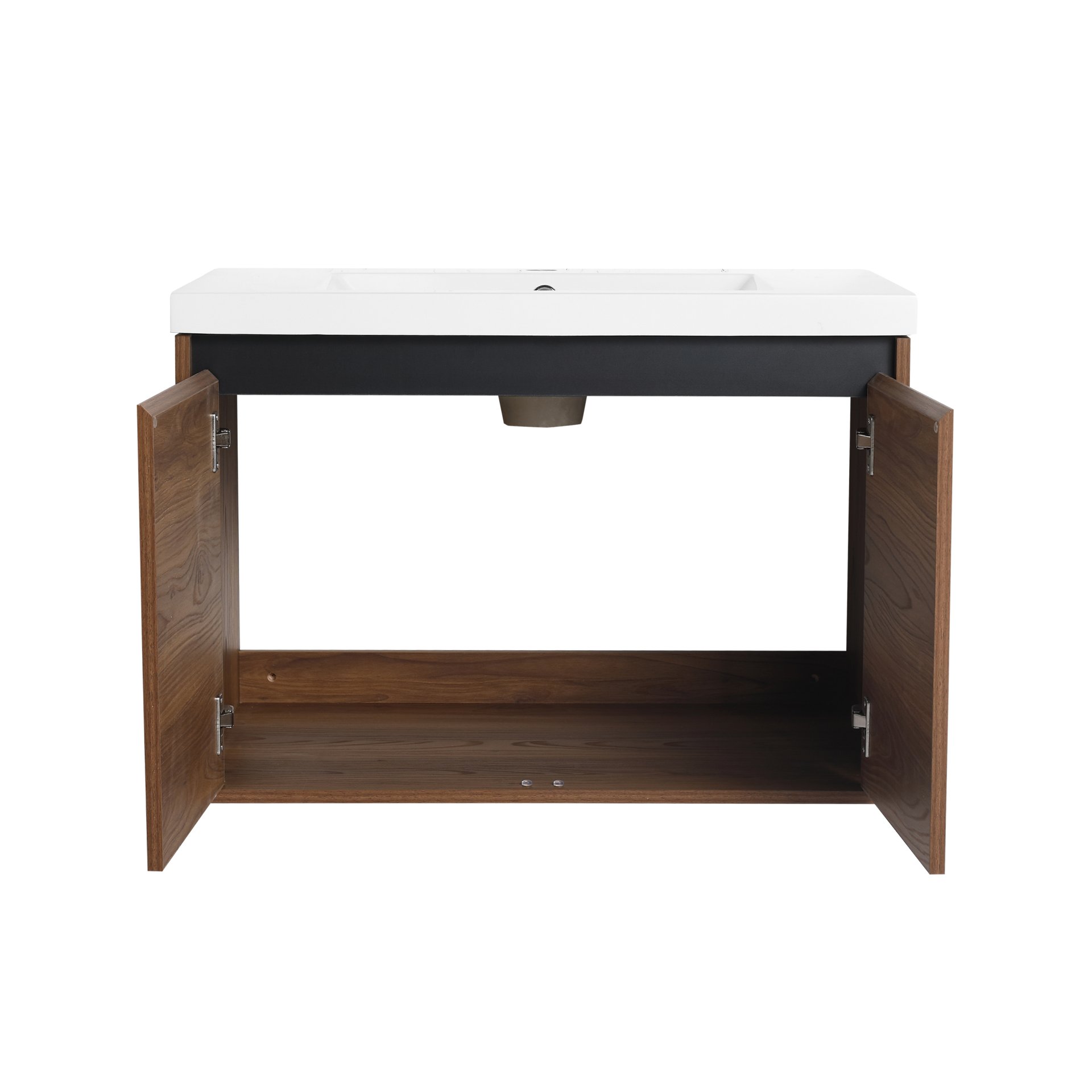 Bathroom Vanity With Resin Countertop Sink - Brown - Image 10