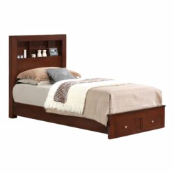 Twin Storage Bed With Versatile Appeal - Cherry