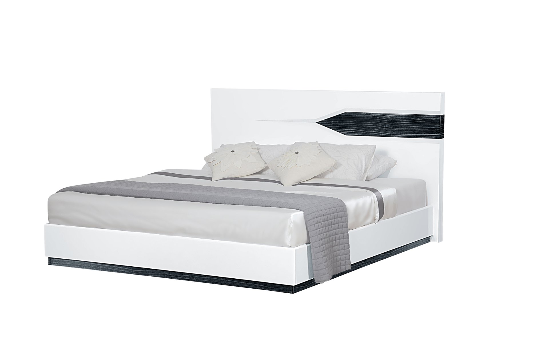 Vios - Queen Zebra Bed - White - Image 9