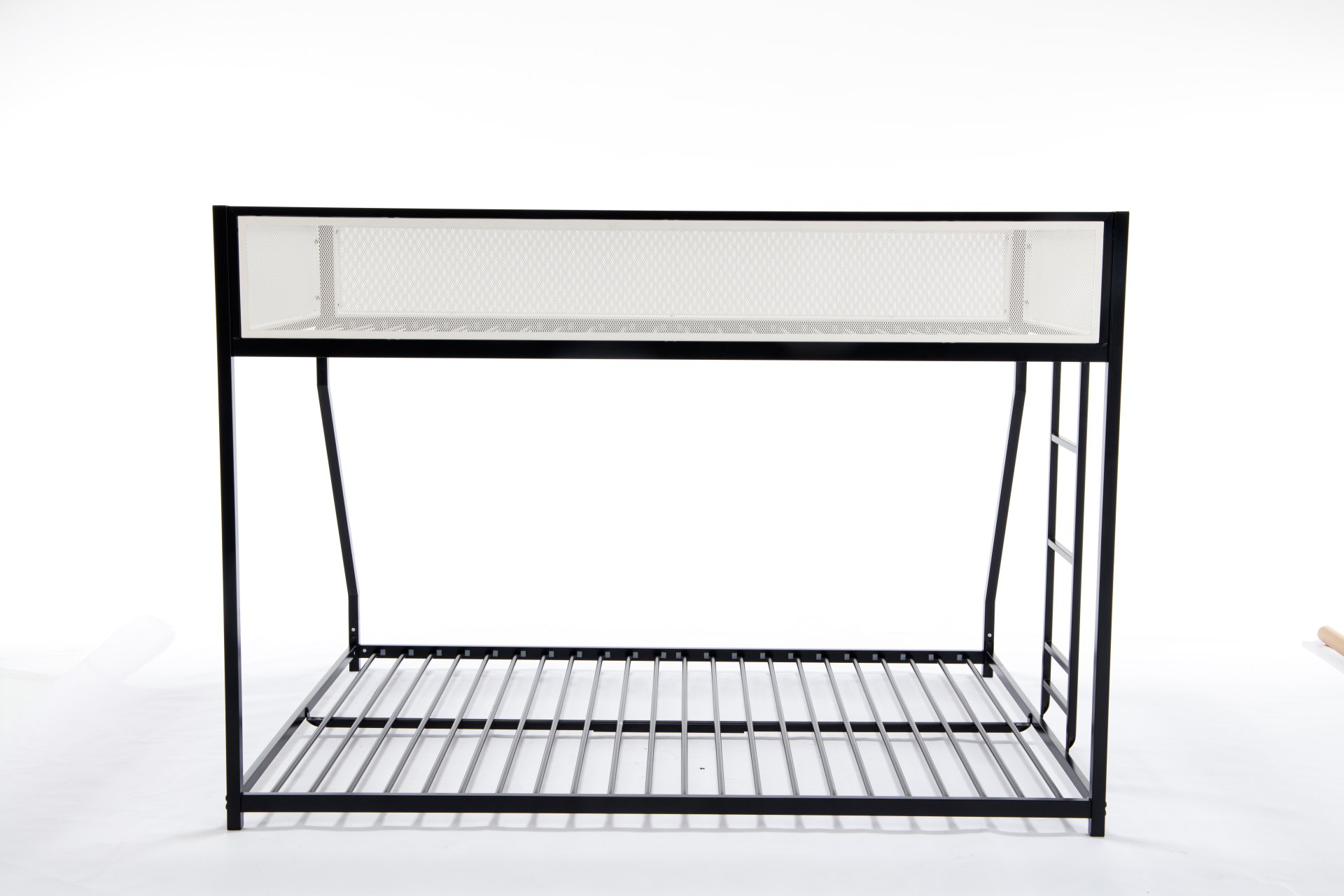 Adam - Twin Over Full Bunk Guard Rail - Black With White Mesh - Image 22