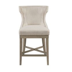 Carson - Counter Stool With Swivel Seat - Cream
