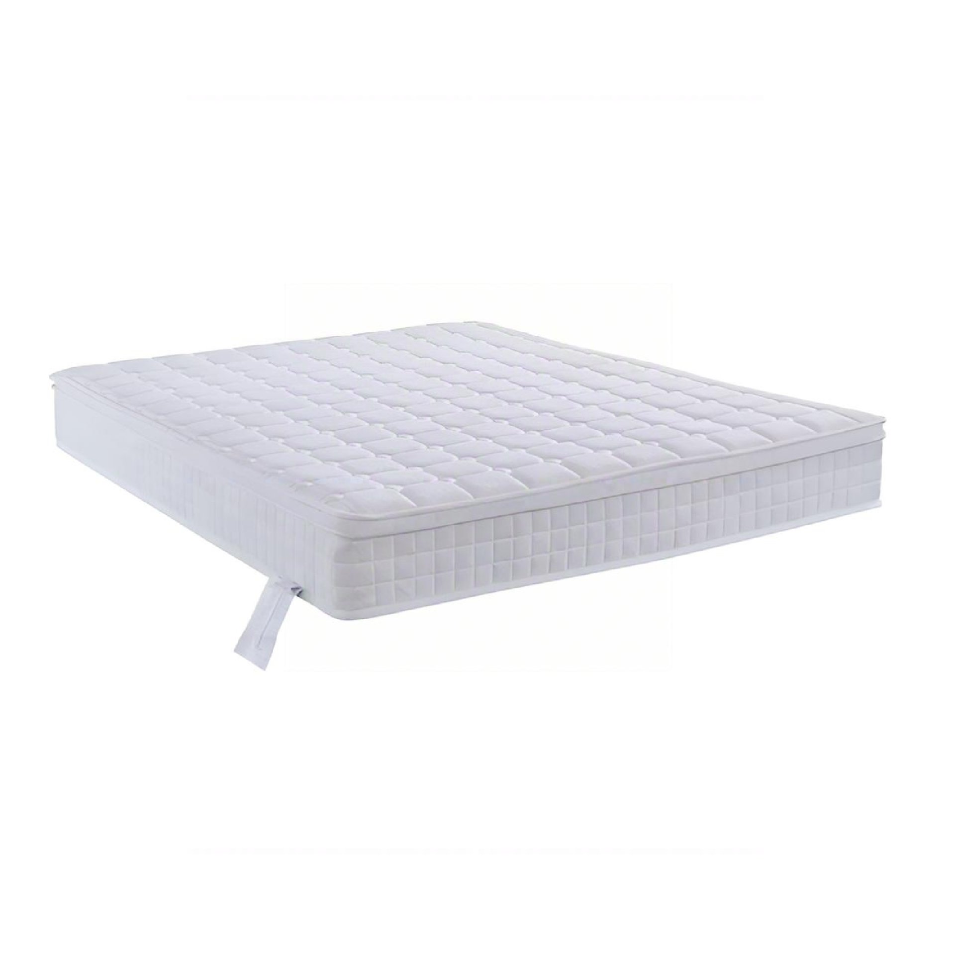 10" Queen Mattress, Innerspring Hybrid With Gel Foam For Motion Isolation, Pressure Relief & Edge Support - White - Image 4