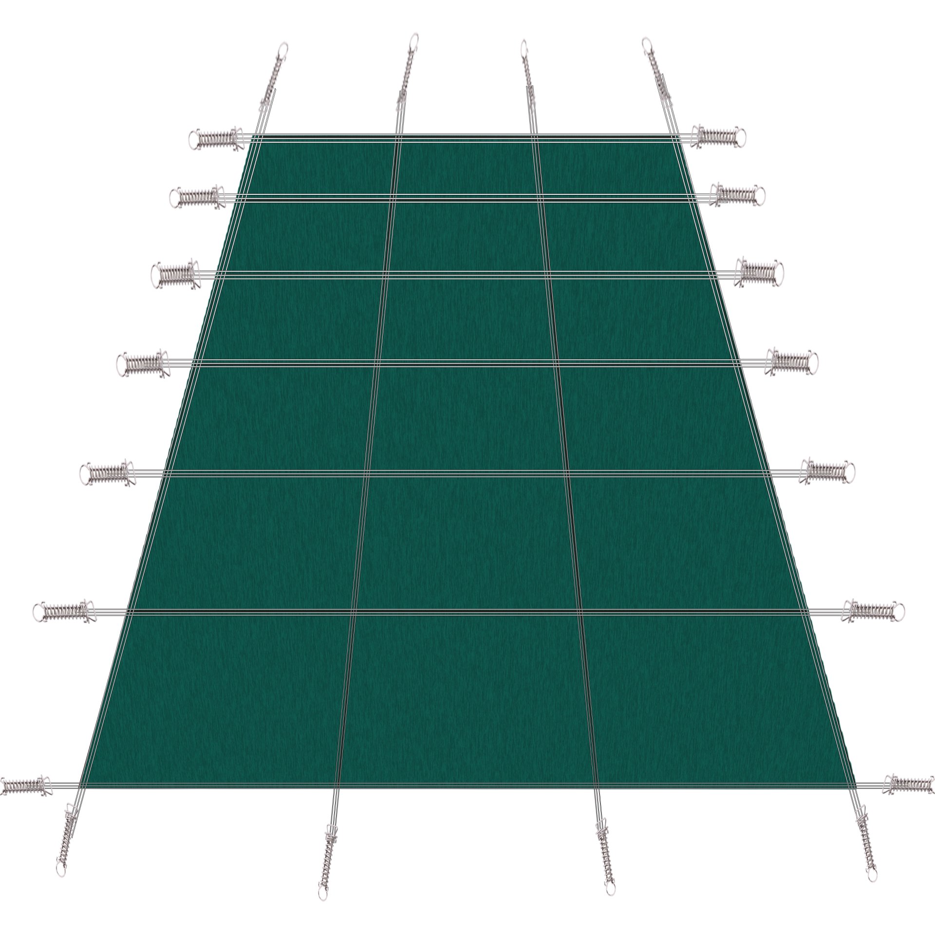 Green Mesh Inground Pool Safety Cover 16 X 32Ft Rectangle Winter Cover - Green - Image 4