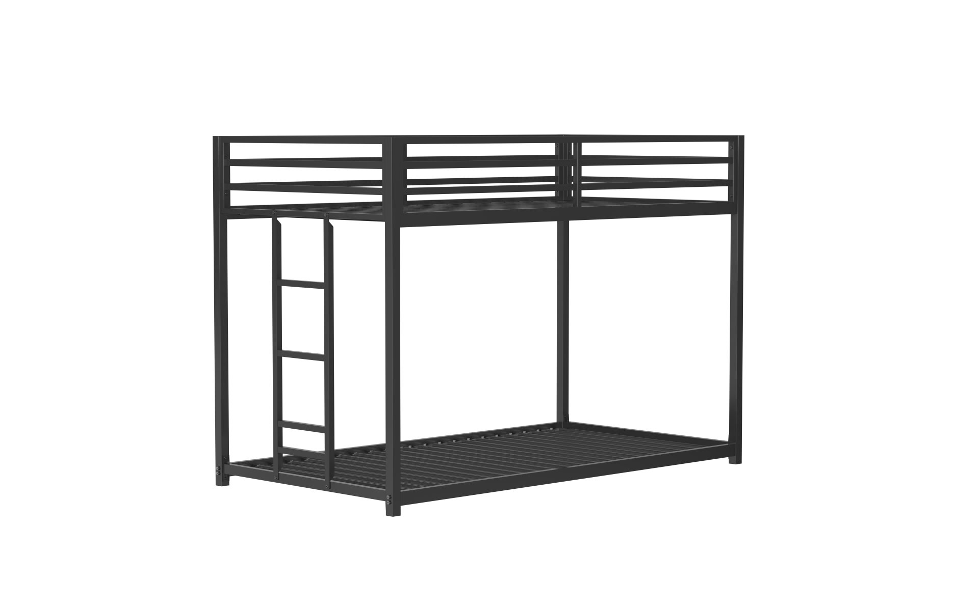 Adam - Twin Over Twin Bunk Bed - Black Metal - Image 21