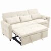 2 In 1, 3 Seater Sofa With Pull Out Bed And Reversible Recliner - Beige - Image 22