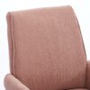 Ergonomic Mid Back Office Chair With Striped Fabric - Light Pink - Image 6