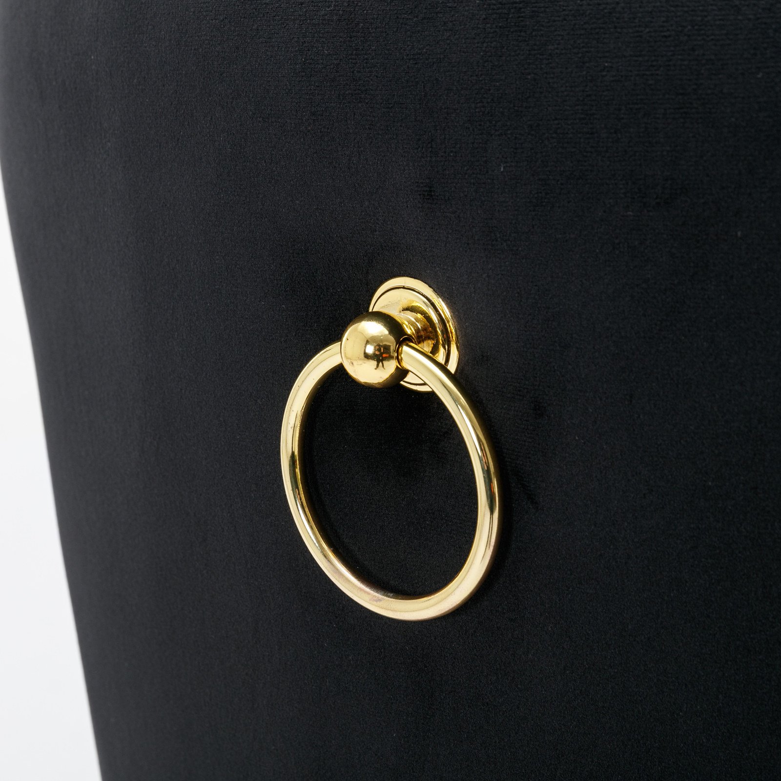 Thick Golden Swivel Velvet Barstools Adjusatble Seat Height From 27-35", Modern Upholstered Bar Stools With Backs Comfortable Tufted For Home Pub And Kitchen Island (Set of 2) - Black - Image 10