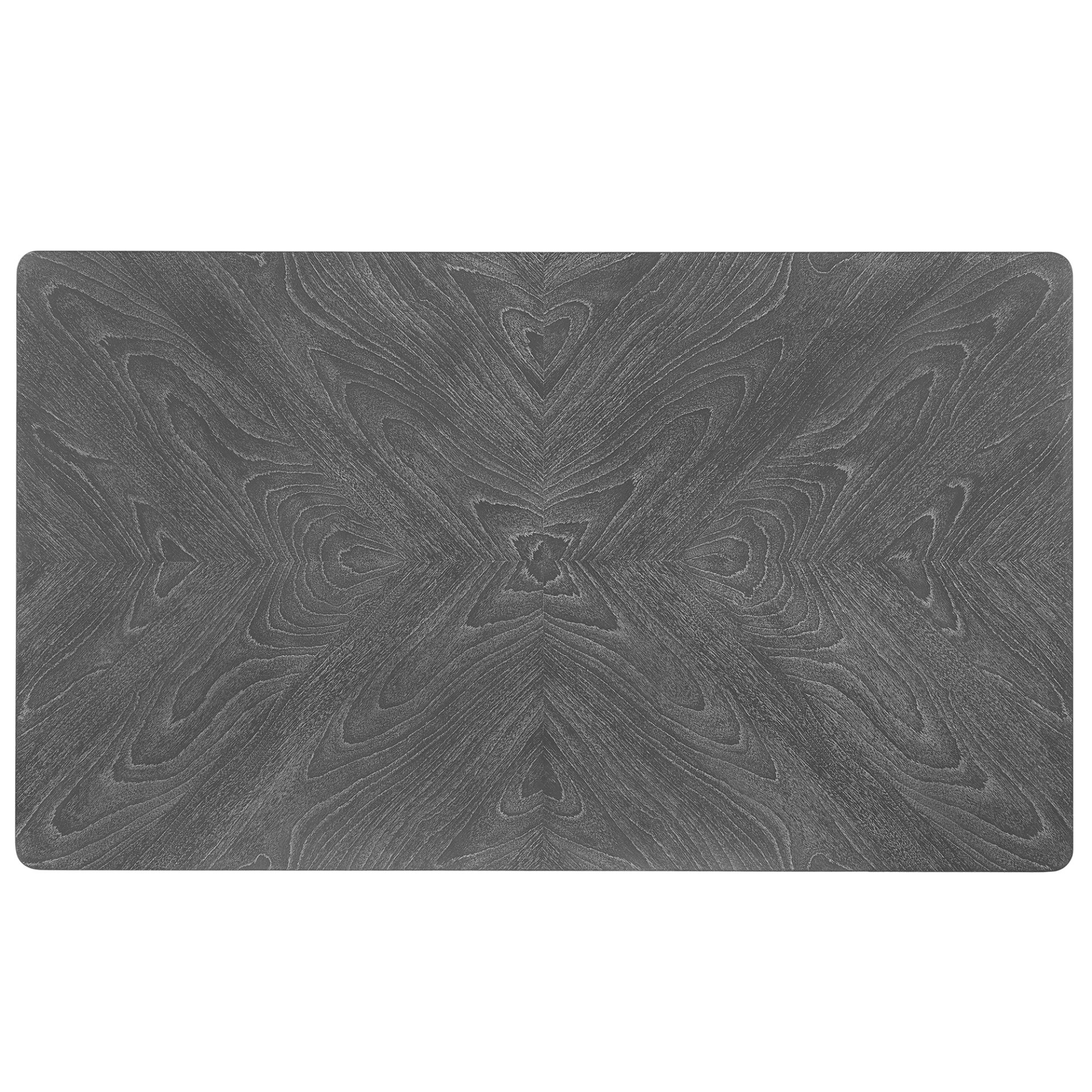 6 Pieces Dining Room Table Set, Rustic Farmhouse Dining Room Rectangular Table With 4 Upholstered Chairs And Bench, Solid Wood Kitchen Dining Table Set For 6 Persons - Gray - Image 10