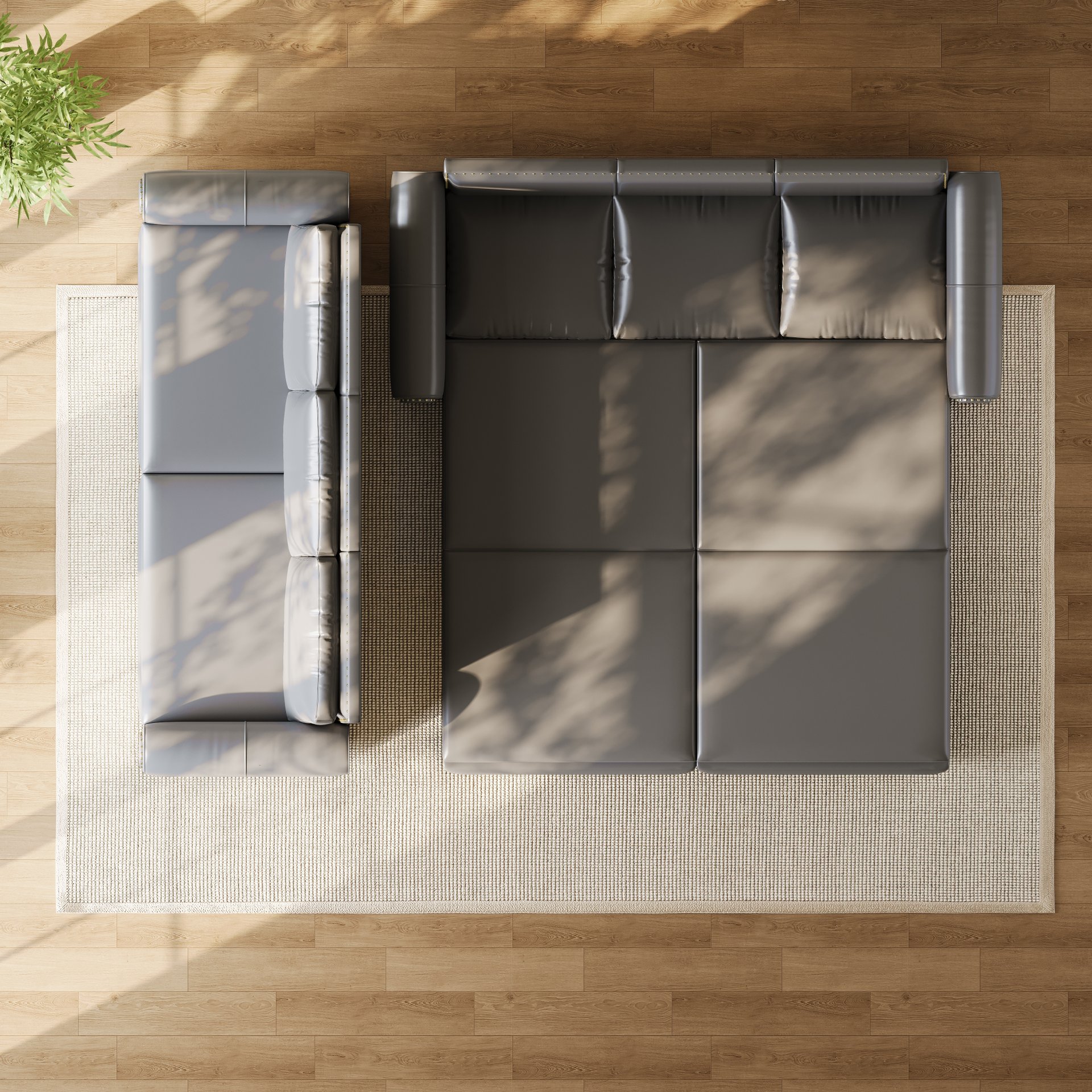 Pull Out Sofa Bed, 3 In 1 Convertible Sleeper Sofa With Nailhead Trim & Rolled Arm, Multi Functional Sofa Bed For Living Room, Bedroom, Apartment, Office - Gray - Image 8