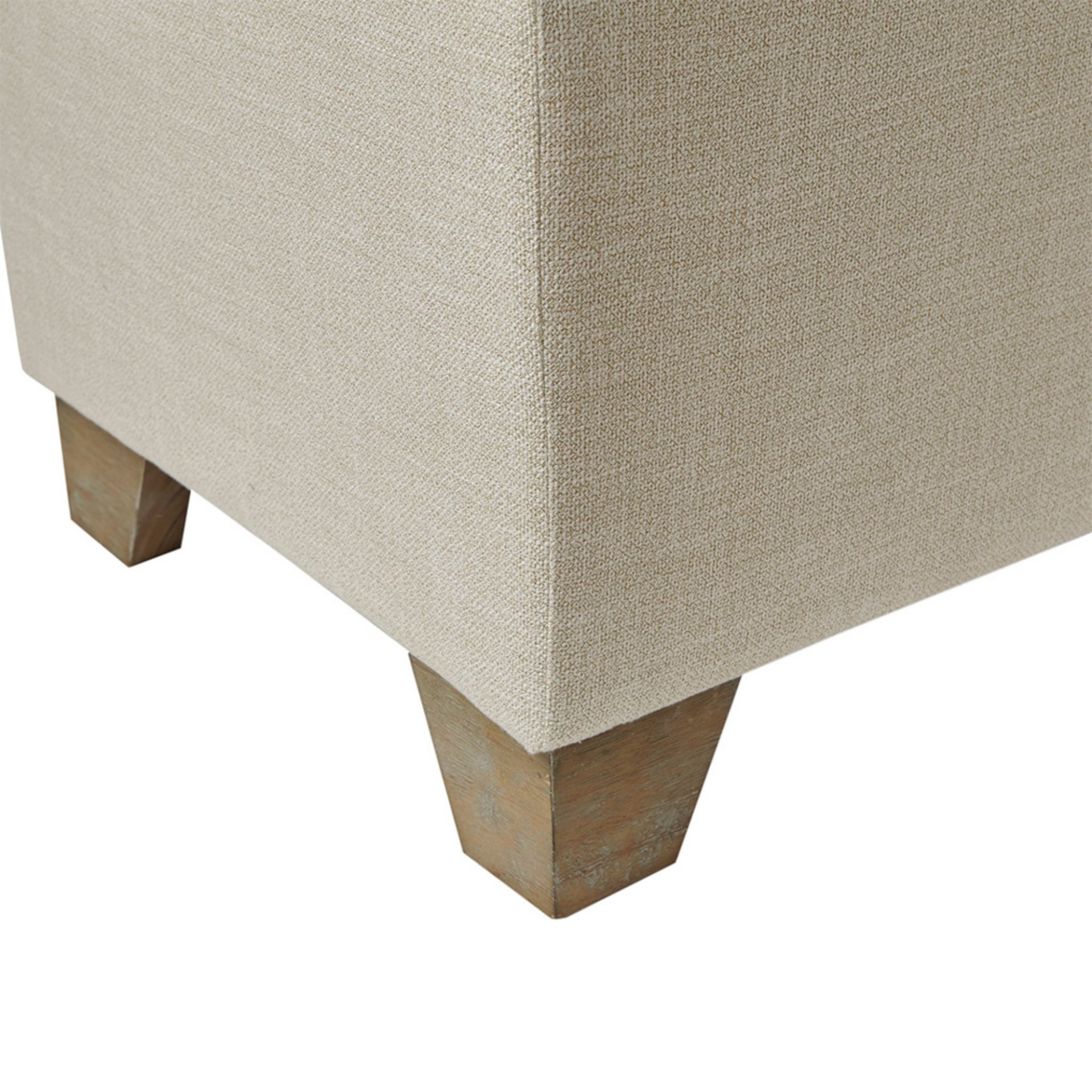 Soft Close Storage Bench Upholstered - Natural - Image 9