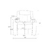 Blanca - Power Reclining 3 Piece Set With LED Lights, USB Connectivity, And Built In Speakers - Charcoal - Image 8