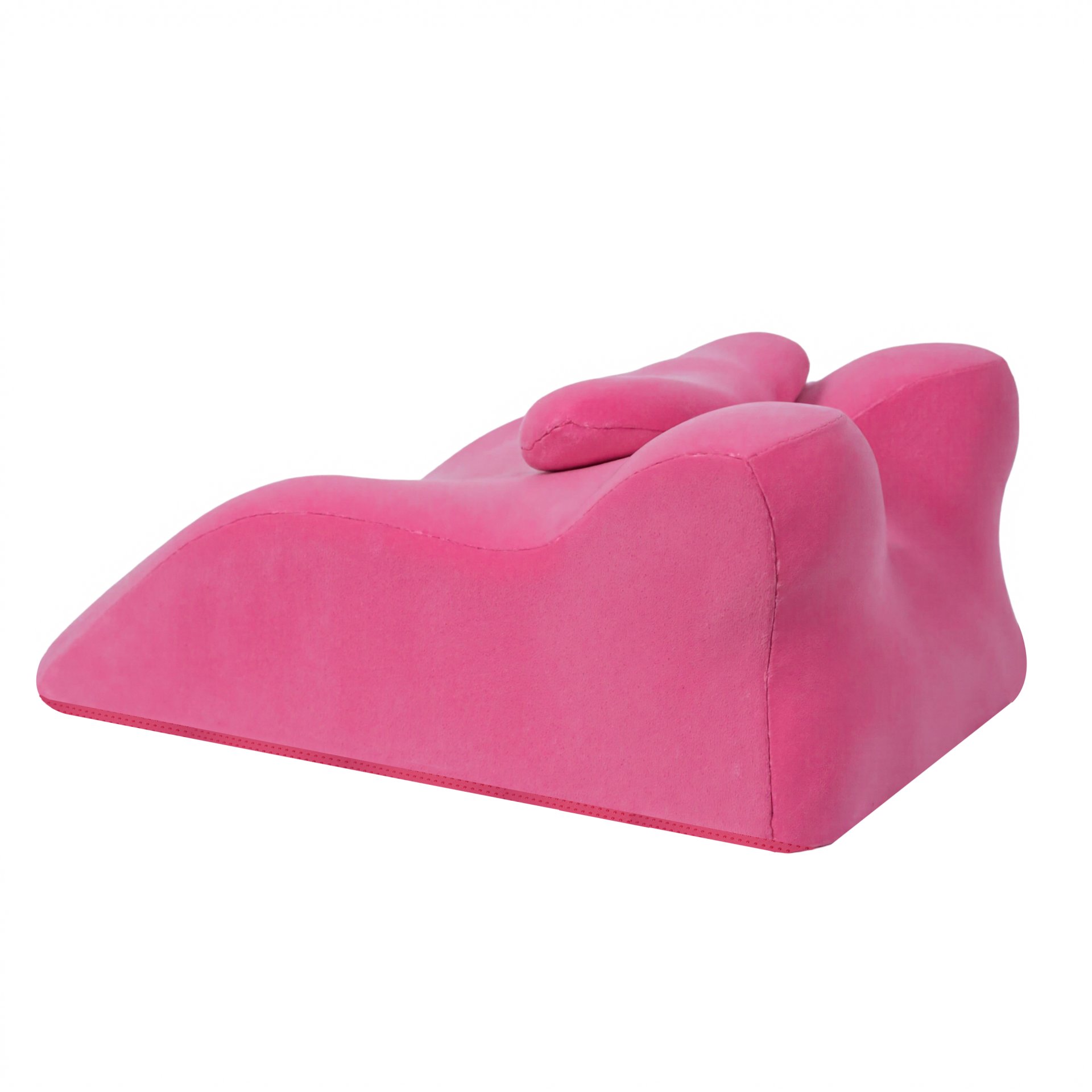 Ergonomic Spinal Posture Support Bed Pillow - Pink - Image 14