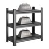 3 Tier Shelf, Adjustable Divider Unit, Suitable For Home - Black - Image 6