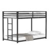 Adam - Twin Over Twin Bunk Bed - Black Metal - Image 19