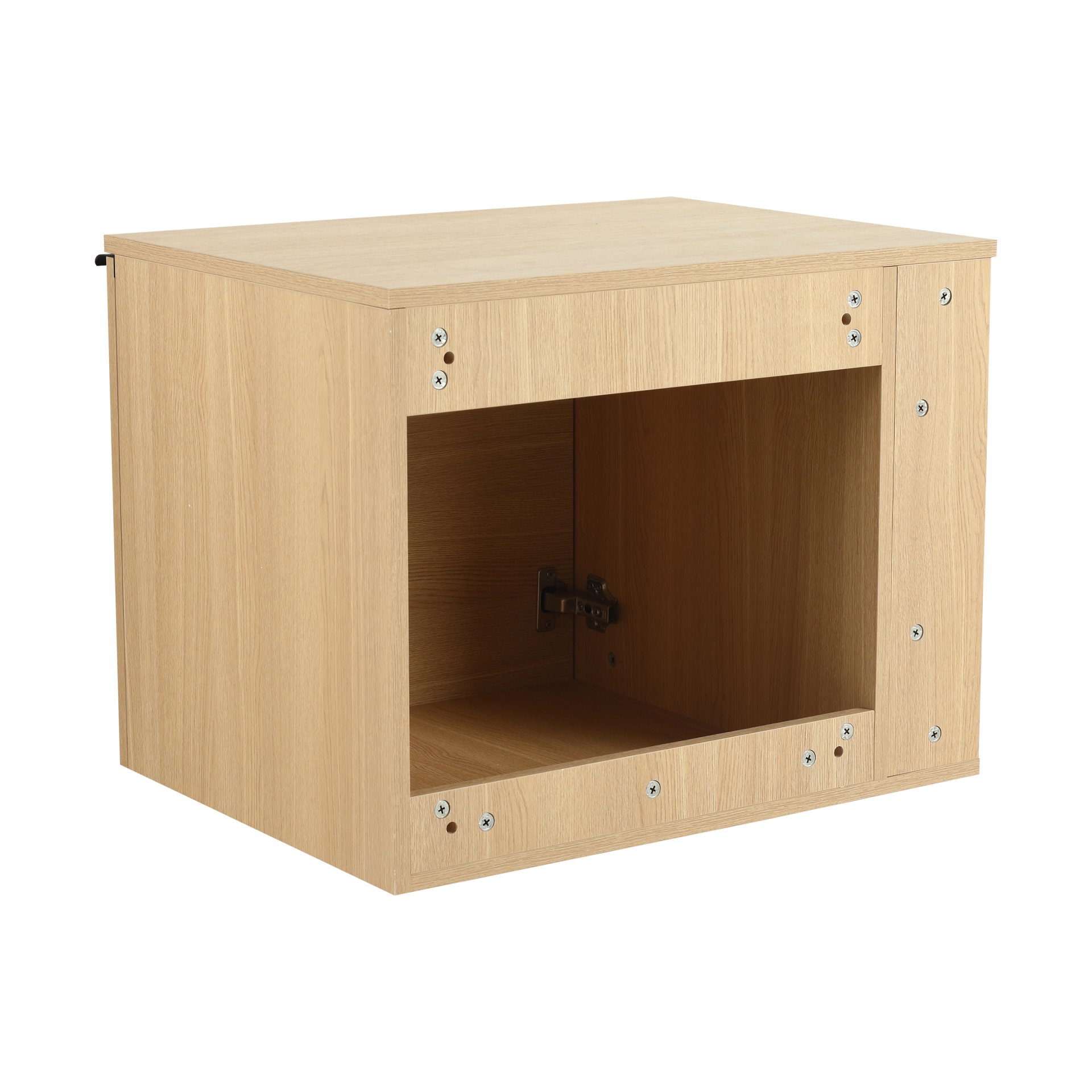 Modern Bathroom Vanity, Cabinet Set Without Sink - Oak - Image 12