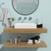 24 X 16" Ceramic Rectangular Vessel Bathroom Sink - White - Image 5