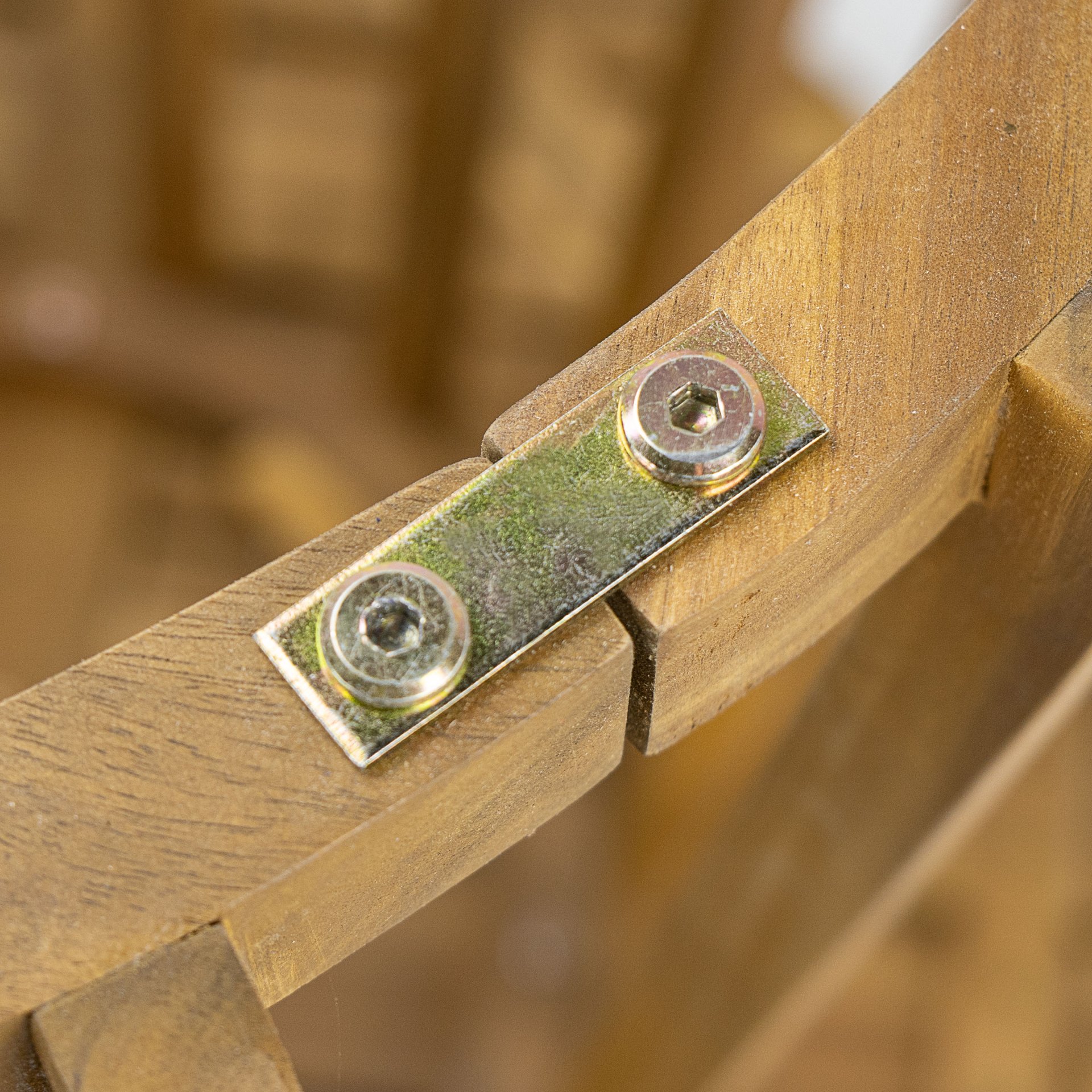 Outdoor Round Top Dining Table, Round Bistro Table - Teak - Image 14