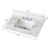 Vanity Top, Sintered Stone - Carrara White With Veins - Image 3