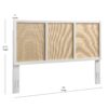 Barkley - King Headboard With Adjustable Height - White - Image 3
