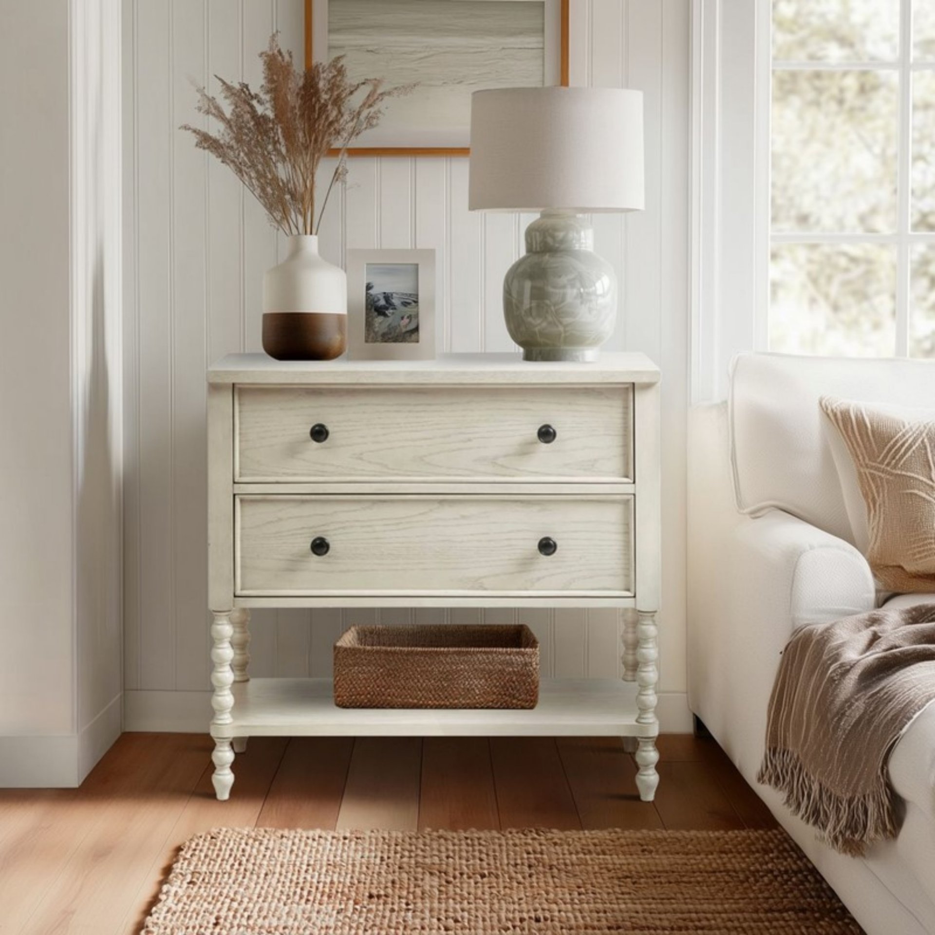 Beckett - 2 Drawer Accent Chest - Natural - Image 8