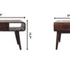 Curved Coffee Table - Walnut - Image 12