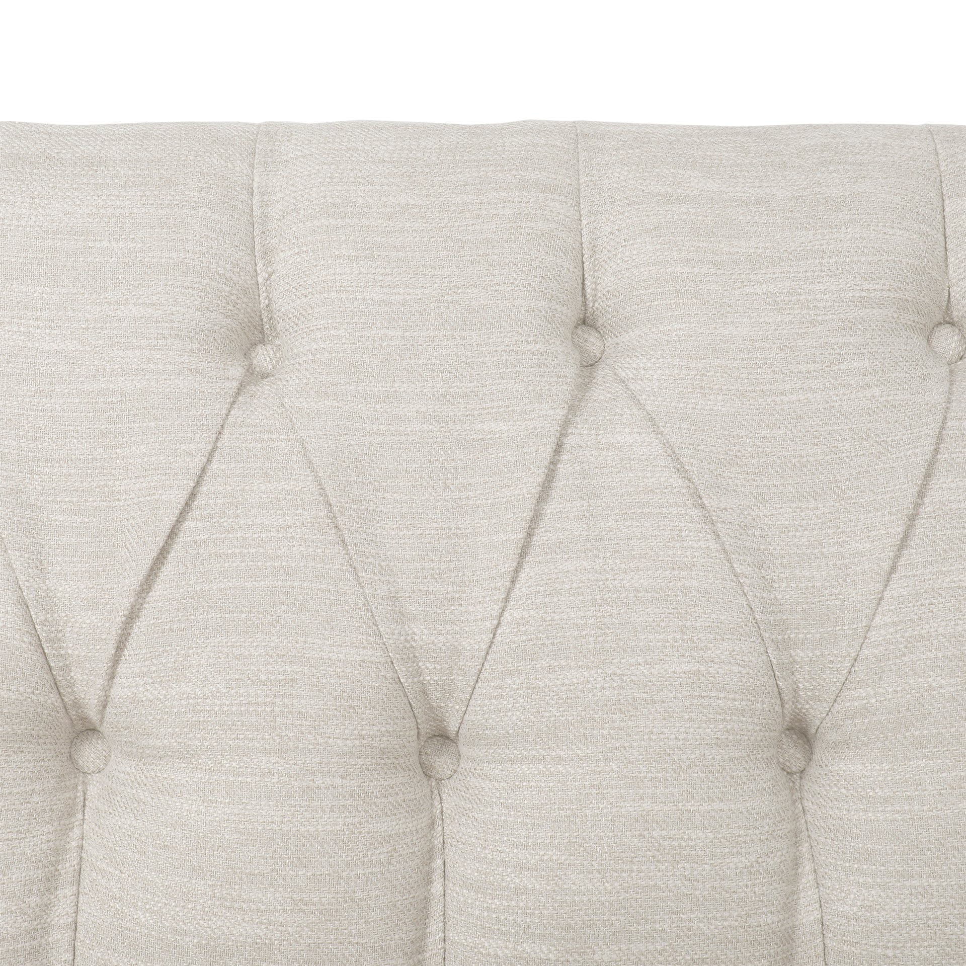 Sophisticated Loveseat With Diamond Stitched Detailing - Beige - Image 12