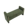 Modern Teddy Bed End Bench With Arms And Storage, Upholstered Large Foot Rest Stool, Comfy Window Vanity Bench For Living Room, Dorm, Coffee Table, Teddy - Olive Green - Image 7