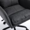 Adjustable Office Chair, Ergonomic Swivel Chair Leather, Comfortable For Long Sitting, Versatile Home And Office Use - Black - Image 7