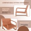2 Piece Indoor / Outdoor Furniture Set (1 Chair And 1 Coffee Table), UV Resistant, Waterproof And Durable - Apricot Brown - Image 8