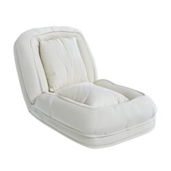 Human Dog Bed, Foldable Lazy Sofa Bed With 5 Adjustable Positions - Off White