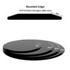 24" Round Tempered Glass Table Top Glass 1 / 2" Thick Beveled Polished Edge - Black - Image 7